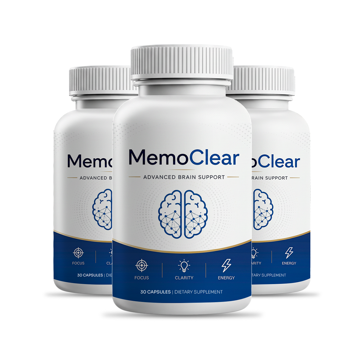 MemoClear 3 bottle package, 90 day supply